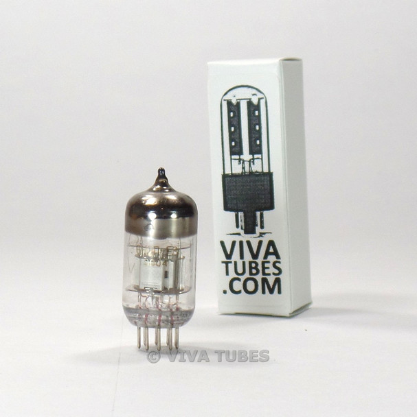 NOS Gain Tested  Voskhod Rocket 6N2P-EV / EB SILVER SHIELD Vacuum Tube