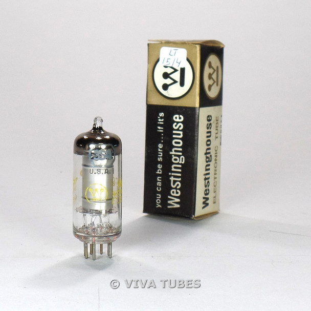 True NOS NIB Westinghouse USA 3S4 [DL92] Silver Plate Fat D Get Vacuum Tube 100%