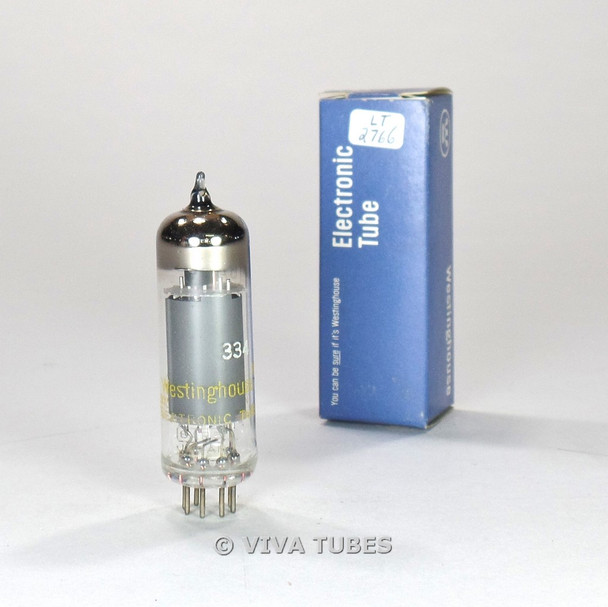 True NOS NIB Westinghouse USA 6AR5 Grey Smooth Plate Vacuum Tube 100%+