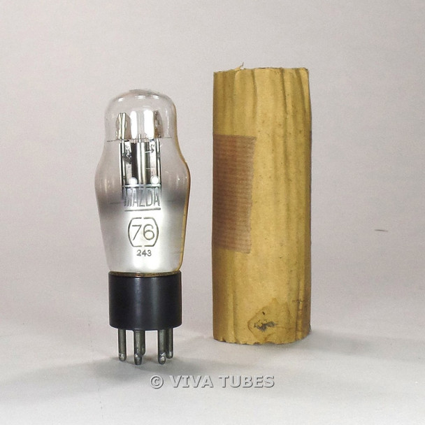 True NOS NIB Mazda France Antique Type 76 Vacuum Tube