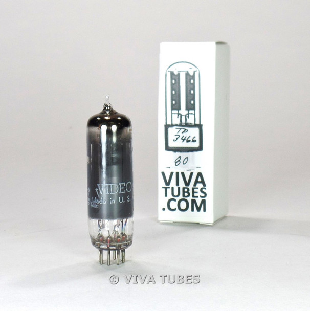 Tests NOS Video USA 6AQ5 [EL90] Plate Top [] Get Smoked Glass Vacuum Tube 100%+