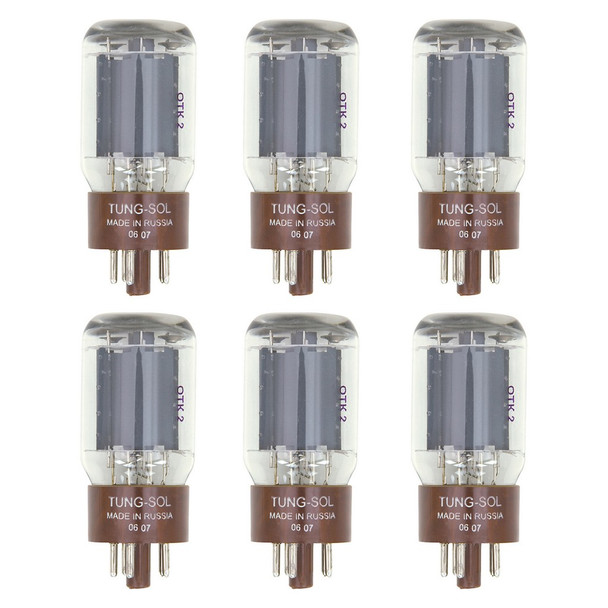New Matched Sextet (6) Tung-Sol 5881 Reissue Vacuum Tubes