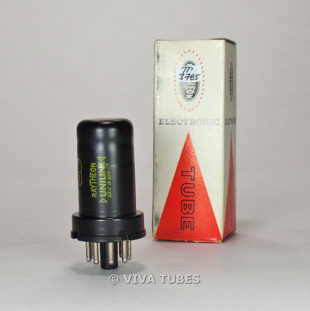 True NOS NIB Raytheon USA 6AC7 - Metal Vacuum Tube 100%+