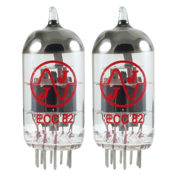 New Matched Pair (2) JJ 12AU7 / ECC82 Vacuum Tubes