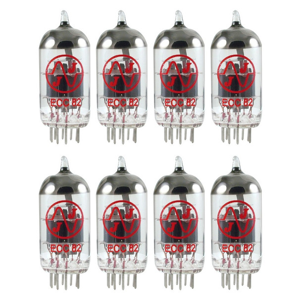 New Matched Octet (8) JJ 12AU7 / ECC82 Vacuum Tubes