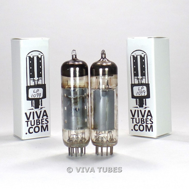 Tests NOS Matched Pair VINTAGE Mullard GT. Britain 6BQ5 [EL84] Vacuum Tubes