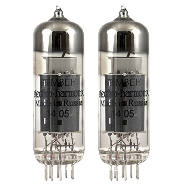 Brand New In Box Matched Pair (2) 6BM8 ECL82 Electro-Harmonix Vacuum Tubes