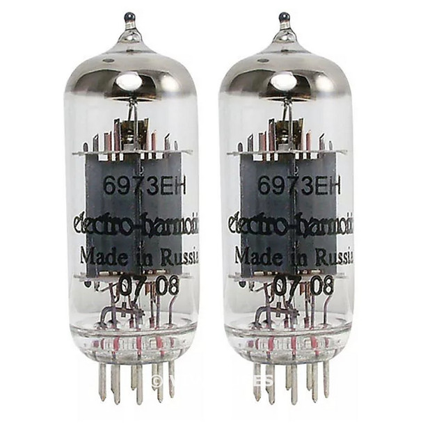 Brand New In Box Current Matched Pair (2) 6973 Electro-Harmonix Vacuum Tubes