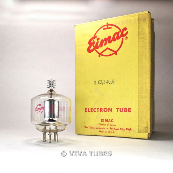 True NOS NIB Eimac 8163 / 3-400Z Transmitting Vacuum Tube