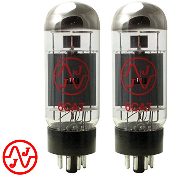 New JJ Tesla 6CA7 Fat Bottle  EL34 PLATE CURRENT Matched Pair (2) Vacuum Tubes