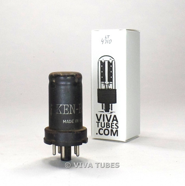 Tests NOS Ken-Rad USA VT65 = 6C5 Metal Vacuum Tube 100%+