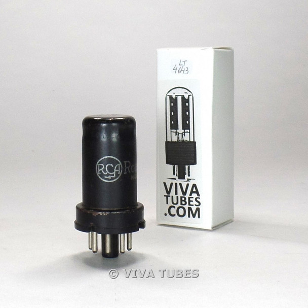 Tests NOS RCA USA VT65 = 6C5 Metal Vacuum Tube 100%+