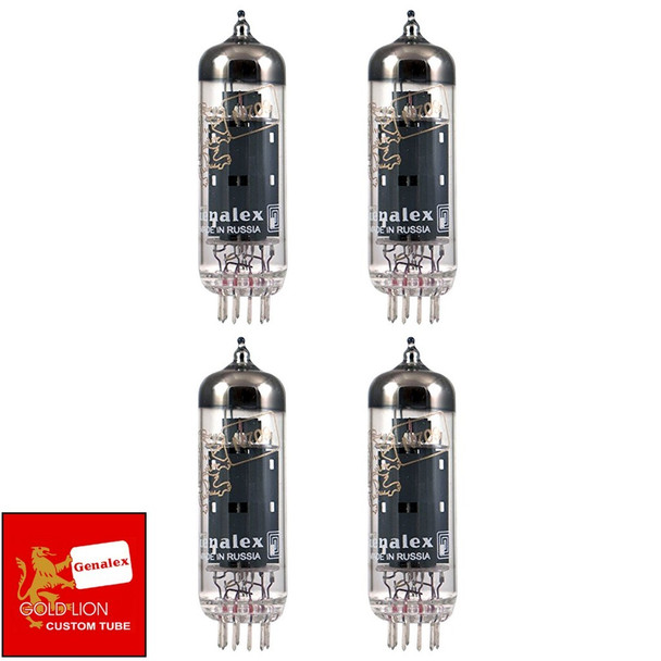 Brand New Genalex Reissue EL84 6BQ5 N709  Current Matched Quad (4) Vacuum Tubes