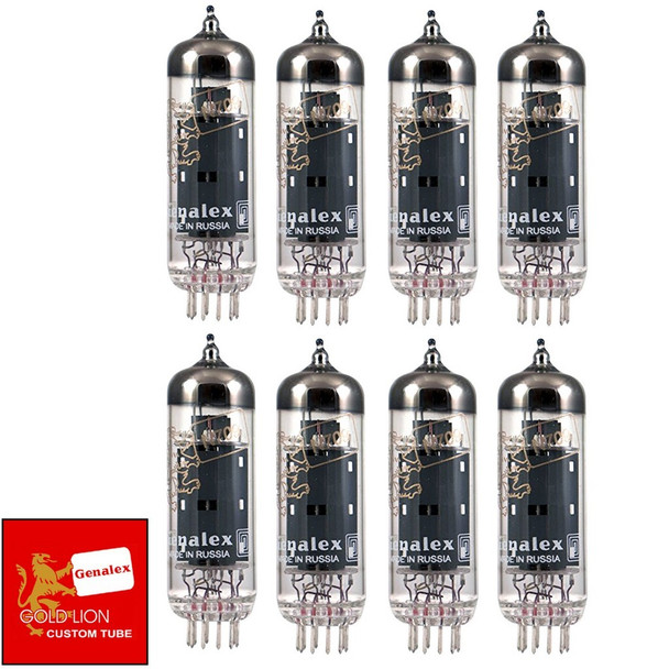 Brand New Genalex Reissue EL84 6BQ5 N709 Current Matched Octet (8) Vacuum Tubes