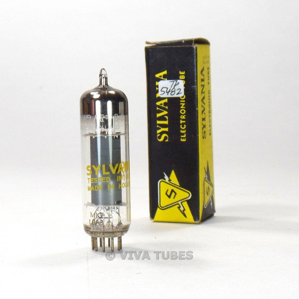 True NOS NIB Amperex Holland 6CW5/EL86 Grey Plate Top O Get Vacuum Tube 100+%