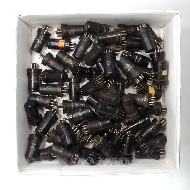 Lot of Type 6SH7 Metal - 61 Untested,  Vintage, Loose Vacuum Tubes