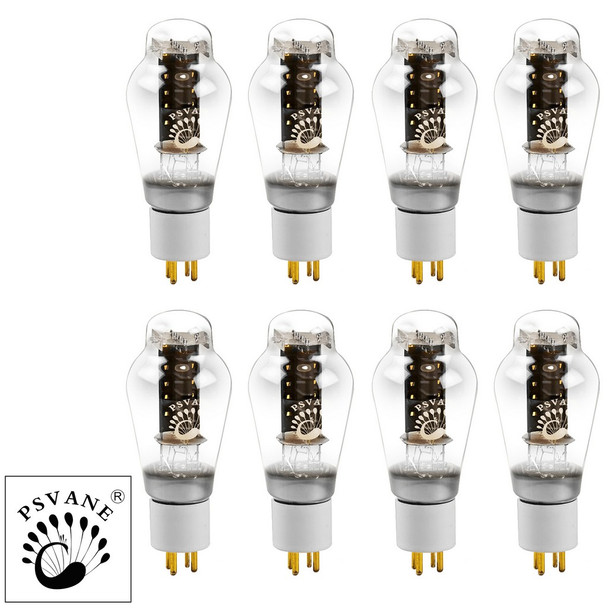 New Current Matched Octet (8) Psvane 300B HiFi Series Vacuum Tubes Gold Pins