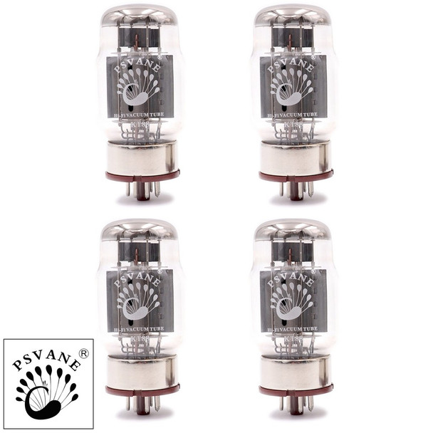 New Current Matched Quad (4) Psvane KT88 (6550) HiFi Series Vacuum Tubes Hi-Fi