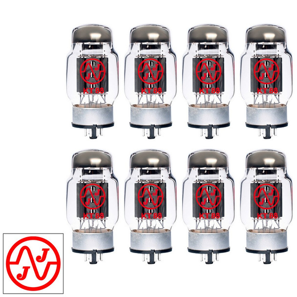 New Current Matched Octet (8) JJ Electronic KT88 (ST Shape) Vacuum Tubes