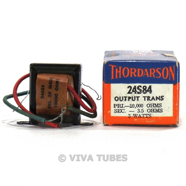 NOS NIB Thordarson 24S84 Output Transformer 10000ohm 3 Watts Tube Amps