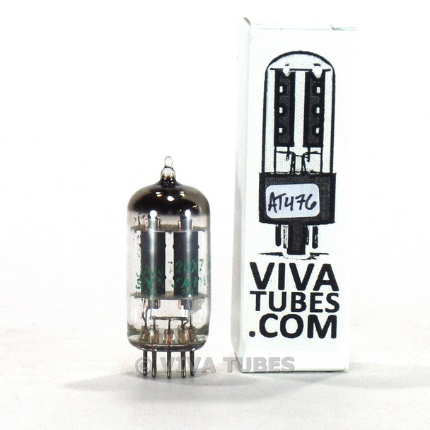 Sylvania USA JAN-12AX7WA 2 Long Gray Plate O Get Vacuum Tube 94/98%