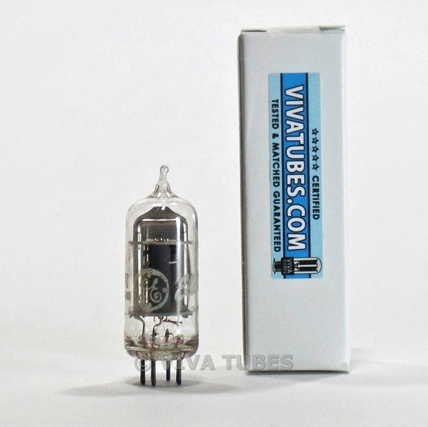 Tube électronique Tesla 6BC32 / EBC91 / 6AV6 - Neuf Pour Ampli Ou Radio Vintage
