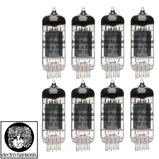 Brand New Matched Octet (8) Electro-Harmonix 12BH7 Vacuum Tubes