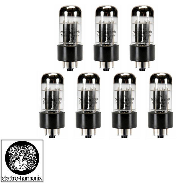 Brand New Matched Septet (7) Electro-Harmonix 6SN7 Vacuum Tubes
