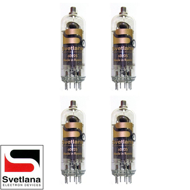 Brand New Matched Quad (4) Svetlana 6D22 SOVIET RECTIFIER Vacuum Tubes