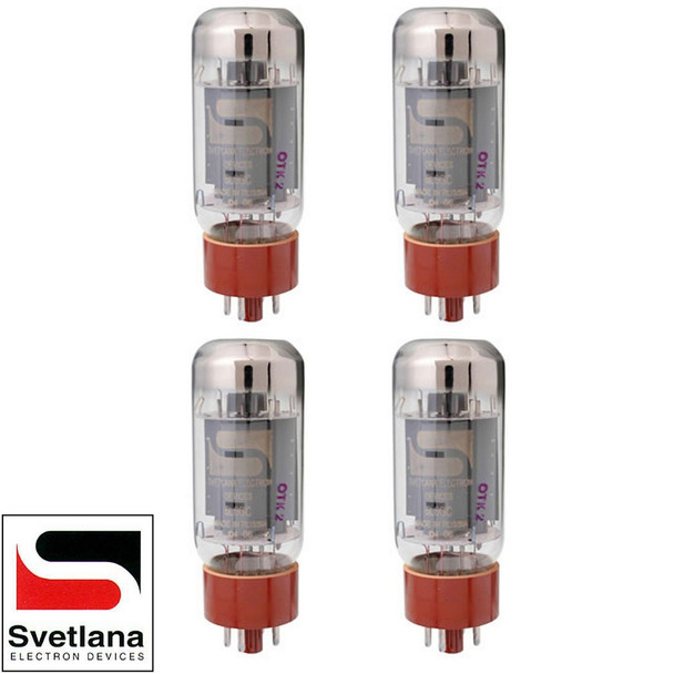 Brand New Plate Current Matched Quad (4) Svetlana SV-6L6GC Vacuum Tubes