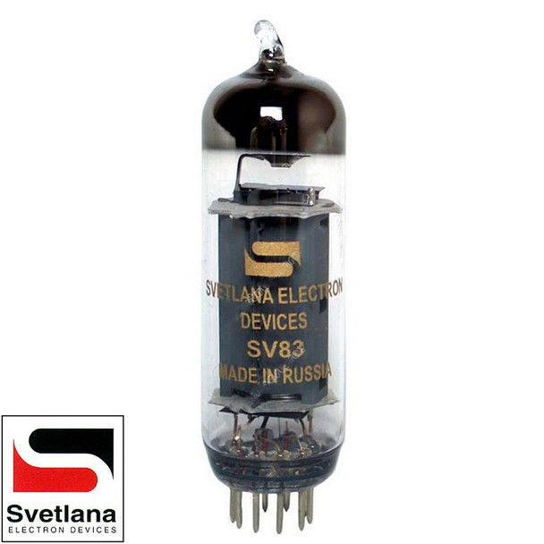 Brand New Plate Current Tested Svetlana SV83 / 6P15P Vacuum Tube