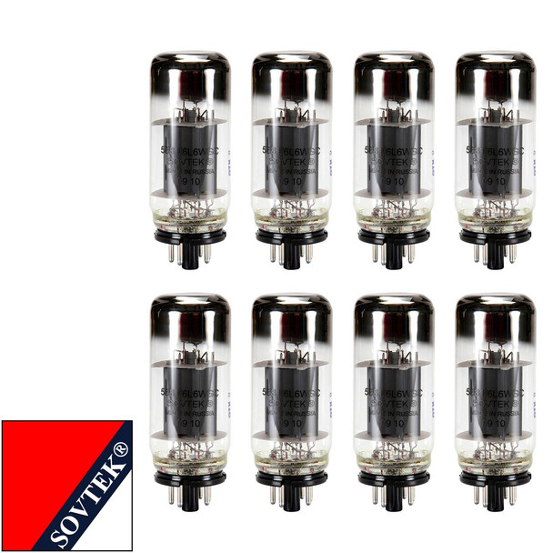 Brand New Plate Current Matched Octet (8) Sovtek 5881 / 6L6WGC Vacuum Tubes