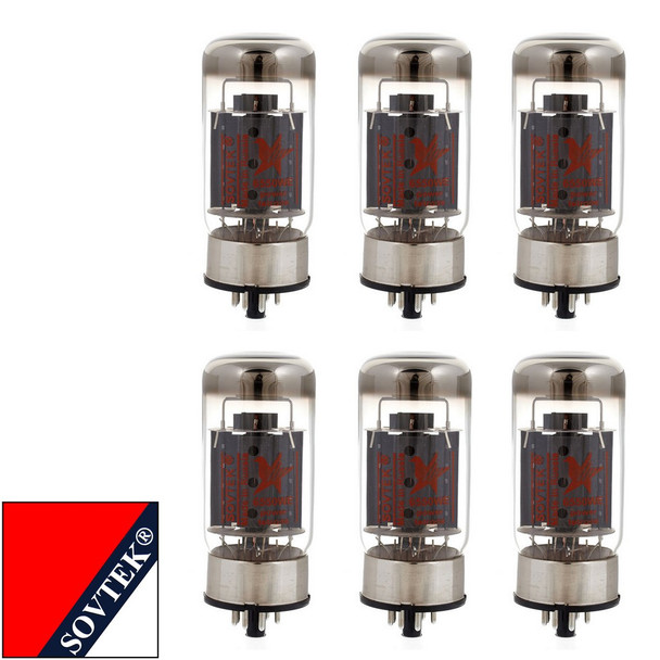 Brand New Plate Current Matched Sextet (6) Sovtek 6550WE Vacuum Tubes