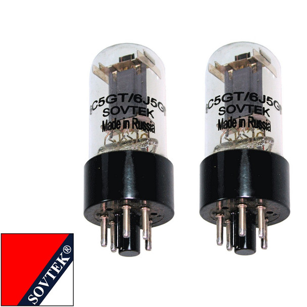Brand New Gm Matched Pair (2) Sovtek 6J5GT Vacuum Tubes