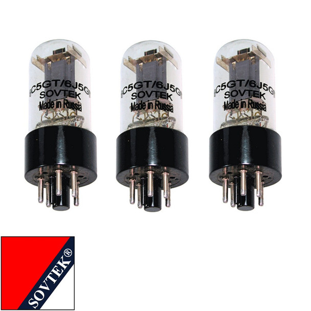 Brand New Gm Matched Trio (3) Sovtek 6J5GT Vacuum Tubes