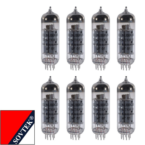 Brand New Plate Current Matched Octet (8) Sovtek EL84 6BQ5 Vacuum Tubes