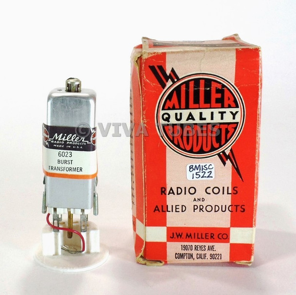 NOS NIB Miller 6023 Burst Transformer 3.58MC Frequency