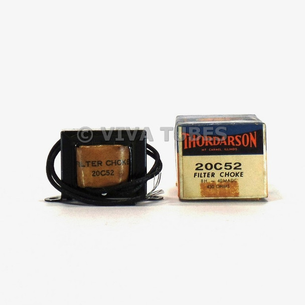 NOS NIB Thordarson 20C52 Filter Choke Transformer 8H 40mA 450 ohm