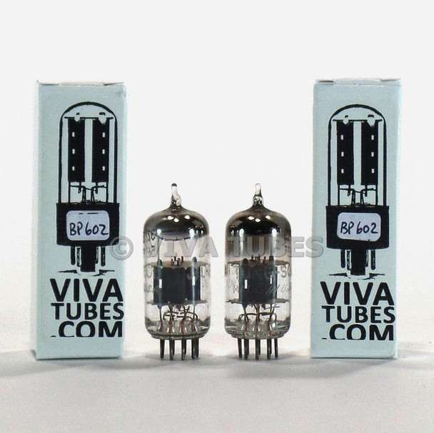 Tests NOS Date Matched Pair Vintage Tung-Sol USA JTL-12AT7WA [ECC81] Tubes