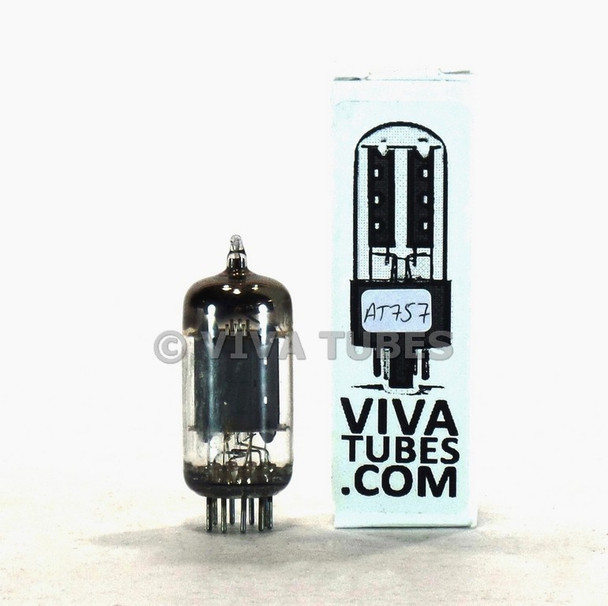 Illegible USA 12AX7 [ECC83] Long Gray Plate [] Get Vacuum Tube 106/94%