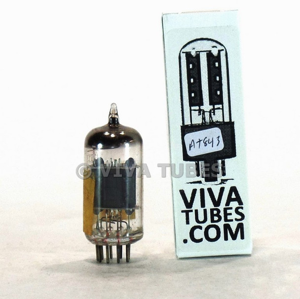 Tests NOS Illegible USA 12AX7A [Low Noise ECC83] Gray Plate O Get Vacuum Tube