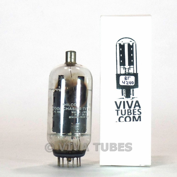 Tests NOS Philco Japan 6JS6A Grey Plate Side 2 O Get Vacuum Tube 100+%