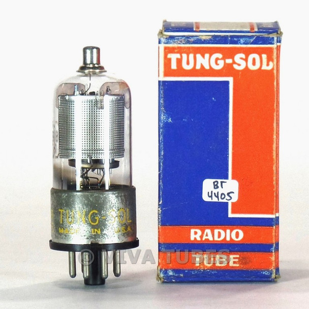 True NOS NIB Tung-Sol (Vintage) USA 6K8GT Mesh Plate Bottom D Get Vacuum Tube