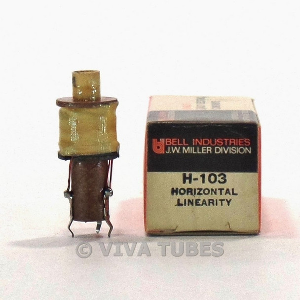 NOS NIB Vintage Miller H-103 Horizontal Linearity Coil Transformer