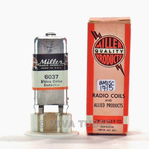 NOS NIB Vintage Miller 6037 Video Color Detector 44MC Frequency