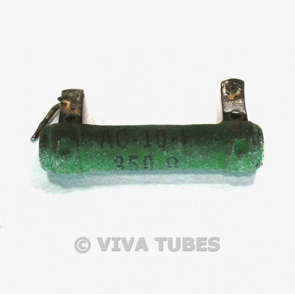 Vintage Clarostat AC-10-F Resistor 350 ohm 10 Watt Wire Wound Ceramic