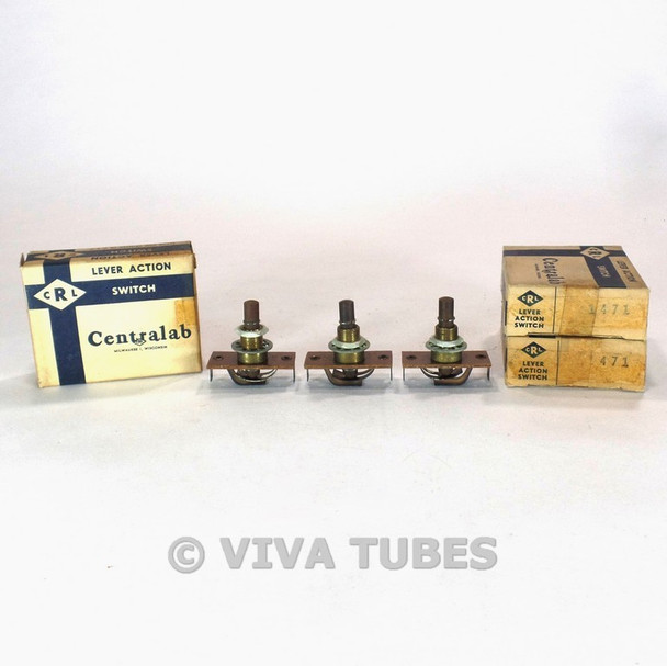 NOS NIB Vintage Lot of 3 CRL 1471 Lever Action Switches