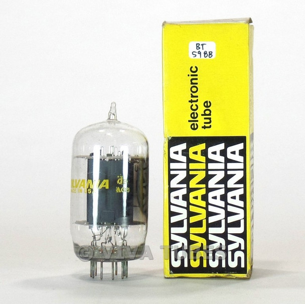 True NOS NIB Sylvania USA 6LR6 Grey Plate Side O Get Vacuum Tube