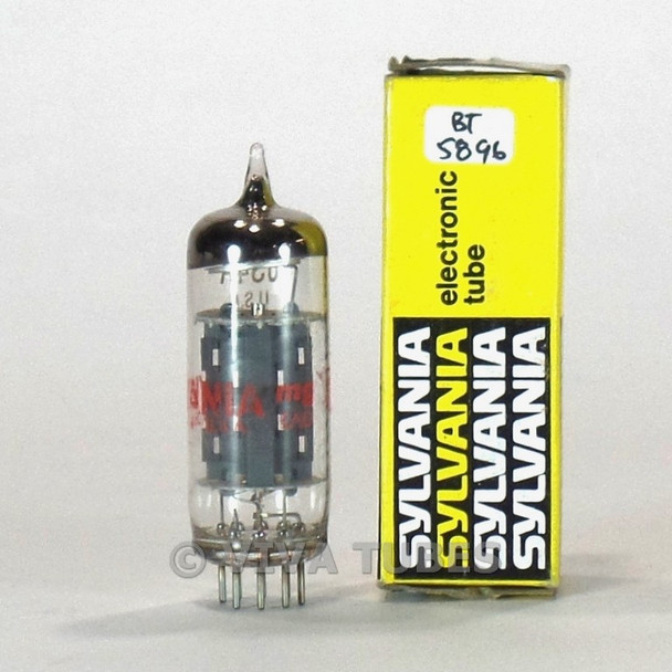 True NOS NIB Sylvania USA 6S4A Grey Plate Top Solid Disc Get Vacuum Tube