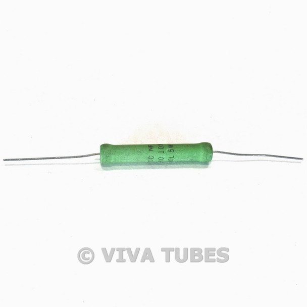 Vintage MCCNF Green Ceramic Resistor With Axial Leads 5 Watt 180 ohm